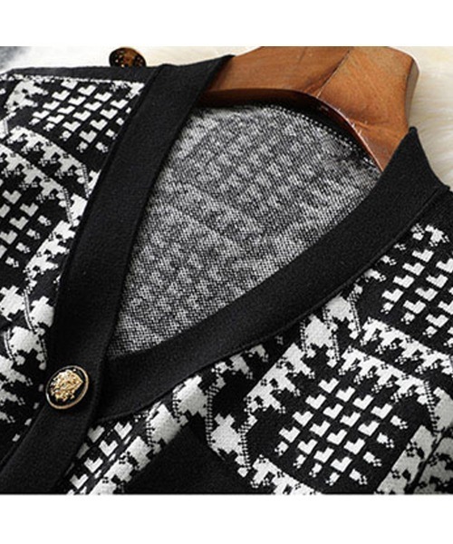 Miniministore(ミニミニストア)の「千鳥柄セットアップツイード風セクシー(スーツスカート・レディース・ブラック・フリー)」の15枚目の写真