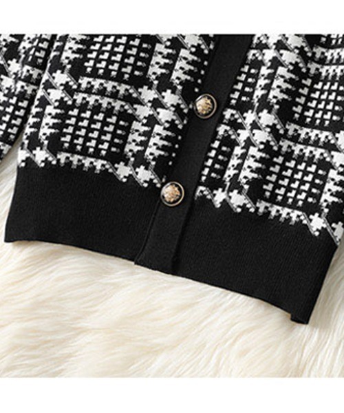 Miniministore(ミニミニストア)の「千鳥柄セットアップツイード風セクシー(スーツスカート・レディース・ブラック・フリー)」の17枚目の写真