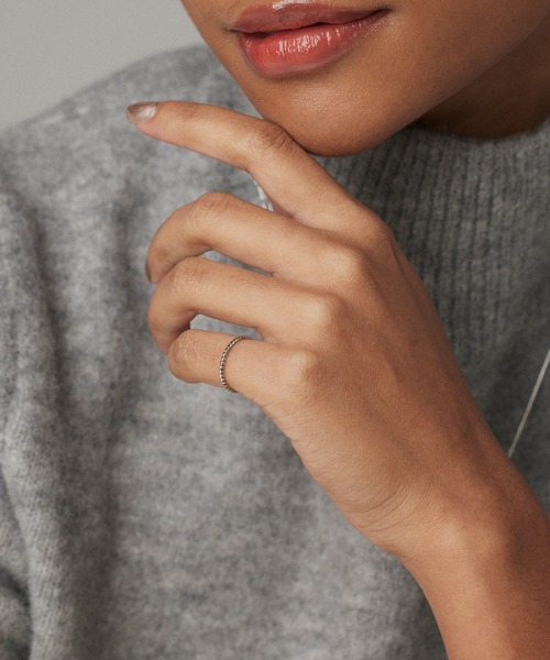 CENE（セネ）の「【CENE】セネ/ツイストピンキーリング（リング・レディース・ゴールド/シルバー・#5/#3/#1）」の8枚目の写真