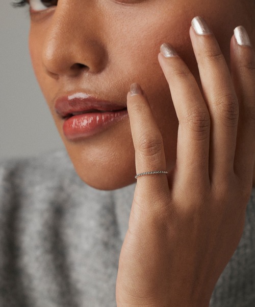 CENE（セネ）の「【CENE】セネ/ツイストピンキーリング（リング・レディース・ゴールド/シルバー・#5/#3/#1）」の10枚目の写真