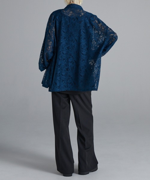 Loose/ルース（ルース）の「シアールーズペイズリーシャツ（シャツ/ブラウス・メンズ・ダークブルー/ホワイト/ブラック/オフホワイト/チャコールグレー/グレイッシュブルー・XS/S/M/L）」の15枚目の写真