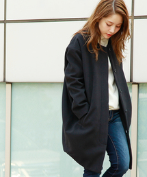 DETAILS | DETAILS/ノーカラーコクーンコート(ノーカラージャケット)
