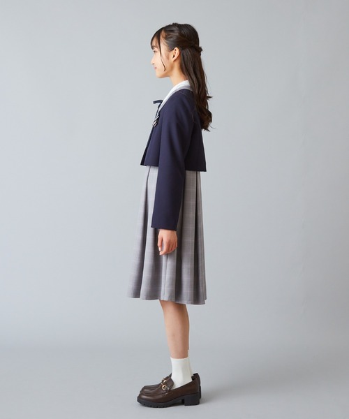 ショパン　アンサンブル　160 ネイビー CHOPIN（ショパン）の「グレンチェックアンサンブル（スーツ