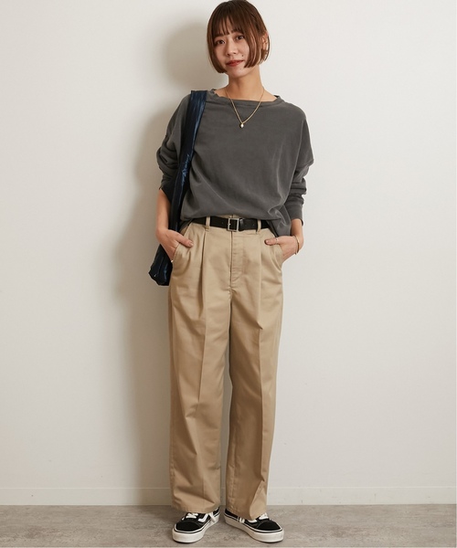 JOURNAL STANDARD relume(ジャーナルスタンダード レリューム)の「《追加2》【HOLIDAYS COMFORT】VINTAGEカコウロゴスウェット(Tシャツ/カットソー・レディース・ブラック系その他/ライトグレー/ダークパープル/バーガンディー・FREE)」の7枚目の写真