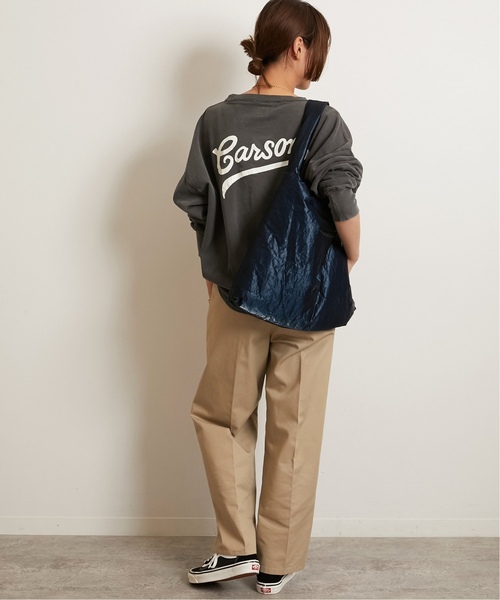 JOURNAL STANDARD relume(ジャーナルスタンダード レリューム)の「《追加2》【HOLIDAYS COMFORT】VINTAGEカコウロゴスウェット(Tシャツ/カットソー・レディース・ブラック系その他/ライトグレー/ダークパープル/バーガンディー・FREE)」の9枚目の写真