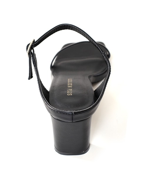 AmiAmi（アミアミ）の「【2026SS新色登場！】セットバックヒールスクエアトゥサンダル（サンダル・レディース・ブロンズ/シルバー/ブラック/グレイッシュベージュ/アイボリー/ガンメタ/ブルー系その他/イエロー系その他・L/LL/M/S）」の10枚目の写真