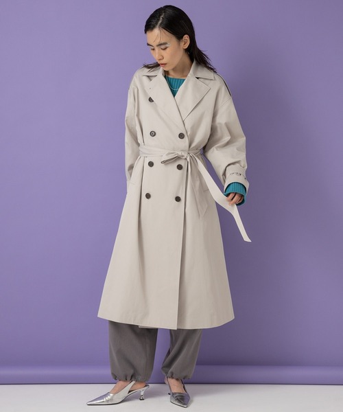 eL（エル）の「【eL】LooseStyle Trench Coat/102246（トレンチコート・レディース・ライトベージュ/ベージュ・FREE）」の17枚目の写真