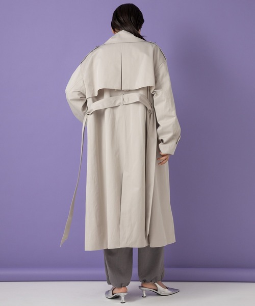 eL（エル）の「【eL】LooseStyle Trench Coat/102246（トレンチコート・レディース・ライトベージュ/ベージュ・FREE）」の21枚目の写真