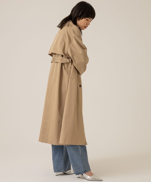 eL（エル）の「【eL】LooseStyle Trench Coat/102246（トレンチコート・レディース・ライトベージュ/ベージュ・FREE）」の18枚目の写真