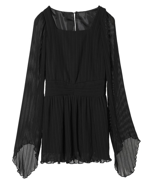 DURAS(デュラス)の「Pleated mini dress(ワンピース・レディース・ブラック/イエロー/ピンク・FREE)」の21枚目の写真