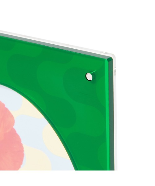 Francfranc（フランフラン）の「カラフルアクリルフレーム 2面 イエロー×グリーン（フォトフレーム・レディース・マルチ・FREE）」の4枚目の写真