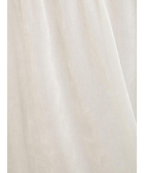 Samansa Mos2（サマンサ モスモス）の「ベロアチュールフリル襟カットソー（Tシャツ/カットソー・レディース・ベージュ/オフホワイト/ブラック・F）」の12枚目の写真