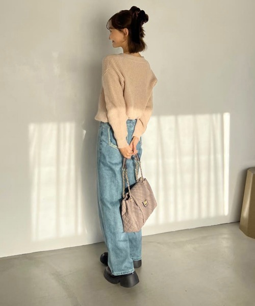 Miniministore(ミニミニストア)の「キルティング トートバッグ レディース鞄(トートバッグ・レディース・ベージュ/イエロー/ピンク/ブラック/アイボリー/ブルー・FREE)」の21枚目の写真