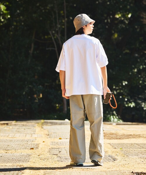 FREAK'S STORE（フリークスストア）の「限定展開 KAVU×FREAK'S STORE/カブー 別注 STORATECH ワンポイント刺繍 クルーネック ポケットTシャツ（Tシャツ/カットソー・メンズ・ホワイト/ブラック/ベージュ/ネイビー/ブラウン/その他9・SMALL/MEDIUM/LARGE）」の10枚目の写真