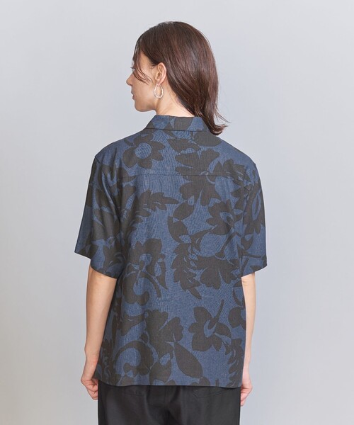 【中古】 BEAUTY&YOUTH UNITED ARROWS ビューティーアンドユース サテンボタニカルプリントシャツ マルチカラー  111402556 BEAUTY&YOUTH UNITED ARROWS（ビューティーアンドユース
