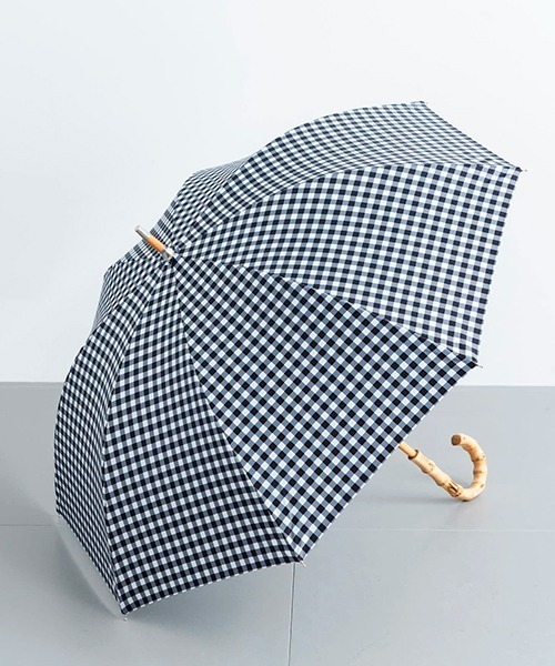 ROPE’ - ROPE&#39; ギンガムチェックカサネプルオーバ ギンガムチェックがかわいい！二段式折畳み晴雨兼用傘 [OSL104