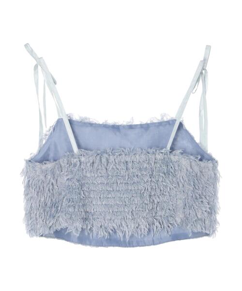 earth music&ecology（アースミュージックアンドエコロジー）の「肩リボンフェザービスチェ（ベスト・レディース・アイボリー/ライトグレー/ブルー・FREE）」の22枚目の写真