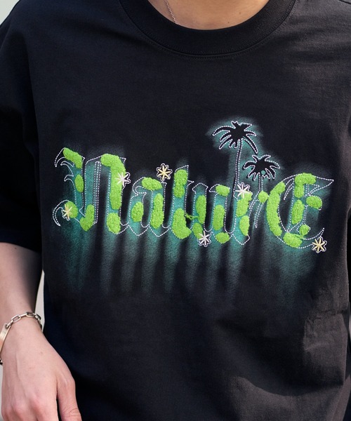 Good Riddance(グッドリダンス)の「<Good Riddanceコラボ>サガラ刺繍 モフモフ ネイチャープリント 半袖Tシャツ(Tシャツ/カットソー・メンズ・グレー/ブラック・FREE)」の17枚目の写真