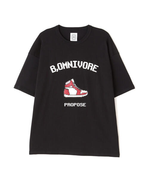 BEAVER(ビーバー)の「B omnivore/ビーオムニボー SNEAKERS S/S Tee(Tシャツ/カットソー・メンズ・ホワイト/ブラック・L/M)」の13枚目の写真