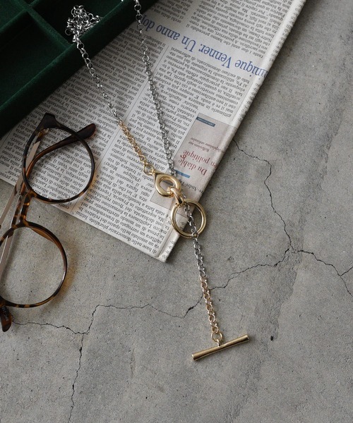 styiro（スタイロ）の「ニッケルフリー 2wayゴールド×シルバーメタルマンテルネックレス（ネックレス・レディース・ゴールド系その他・FREE）」の15枚目の写真