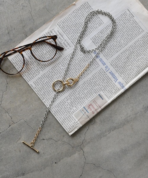 styiro（スタイロ）の「ニッケルフリー 2wayゴールド×シルバーメタルマンテルネックレス（ネックレス・レディース・ゴールド系その他・FREE）」の16枚目の写真