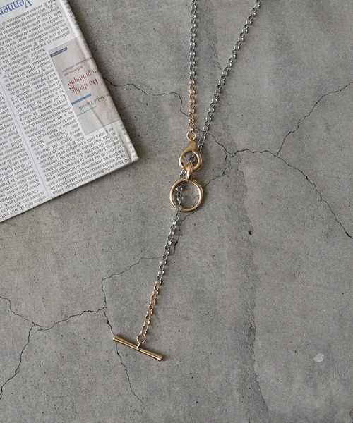 styiro（スタイロ）の「ニッケルフリー 2wayゴールド×シルバーメタルマンテルネックレス（ネックレス・レディース・ゴールド系その他・FREE）」の17枚目の写真