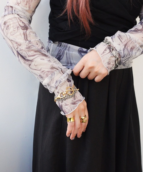 styiro（スタイロ）の「ニッケルフリー 2wayゴールド×シルバーメタルマンテルネックレス（ネックレス・レディース・ゴールド系その他・FREE）」の18枚目の写真