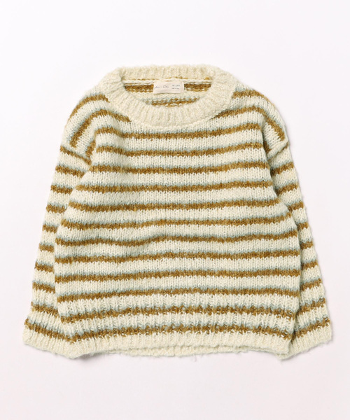 【セール】/Rylee＋Cru/ASPEN SWEATER || CHARTREUSE STRIPE（その他ベビー用品）｜Rylee + Cru（ライリーアンドクルー） 8,199円
