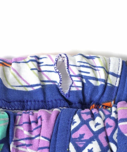 F.O.KIDS（エフオーキッズ）の「F.O.KIDS/エフオーキッズ 総柄クライミングカットパンツ ショーツ ハーフパンツ（カーゴパンツ・キッズ・キャメル/オフホワイト/ブルー・130/140/120）」の6枚目の写真