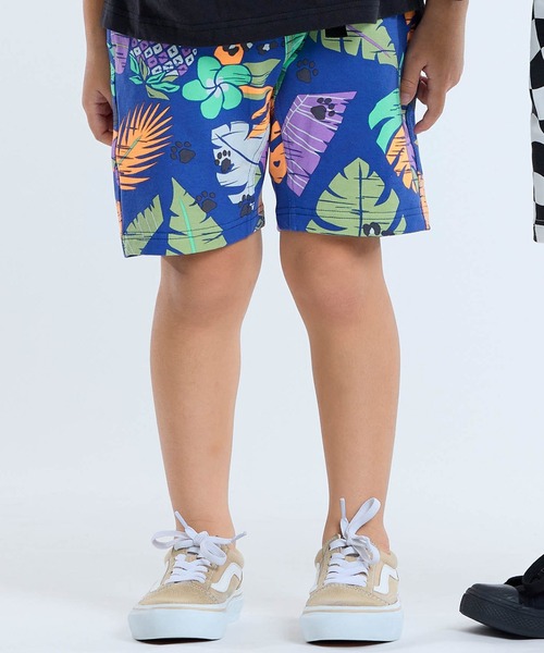 F.O.KIDS（エフオーキッズ）の「F.O.KIDS/エフオーキッズ 総柄クライミングカットパンツ ショーツ ハーフパンツ（カーゴパンツ・キッズ・キャメル/オフホワイト/ブルー・130/140/120）」の16枚目の写真