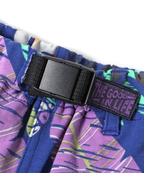 F.O.KIDS（エフオーキッズ）の「F.O.KIDS/エフオーキッズ 総柄クライミングカットパンツ ショーツ ハーフパンツ（カーゴパンツ・キッズ・キャメル/オフホワイト/ブルー・130/140/120）」の7枚目の写真