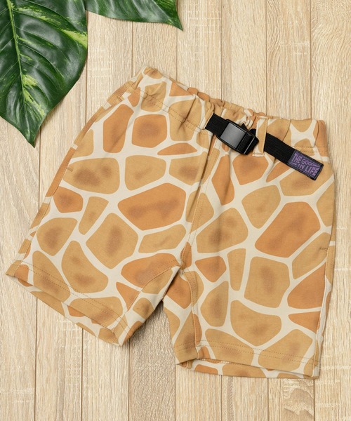 F.O.KIDS（エフオーキッズ）の「F.O.KIDS/エフオーキッズ 総柄クライミングカットパンツ ショーツ ハーフパンツ（カーゴパンツ・キッズ・キャメル/オフホワイト/ブルー・130/140/120）」の18枚目の写真