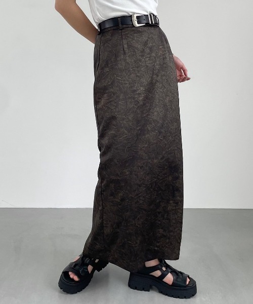 PAGEBOY（ページボーイ）の「キラキラワッシャーナロースカート（スカート・レディース・ブルー/チャコールグレー/ブラック・FREE）」の20枚目の写真