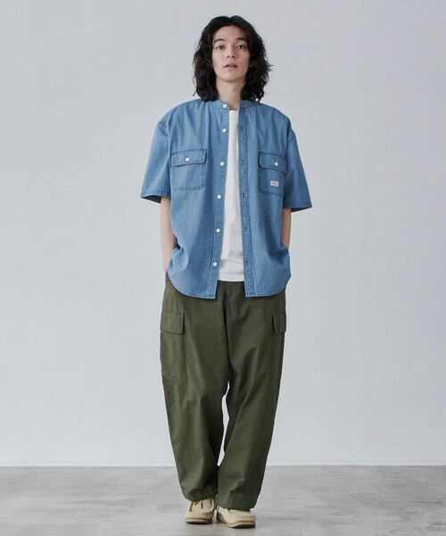 SMITH'S（スミス）の「SMITHS（スミス）別注バンドカラーワークシャツ（シャツ/ブラウス・メンズ・その他2・M/S/XL/L）」の8枚目の写真