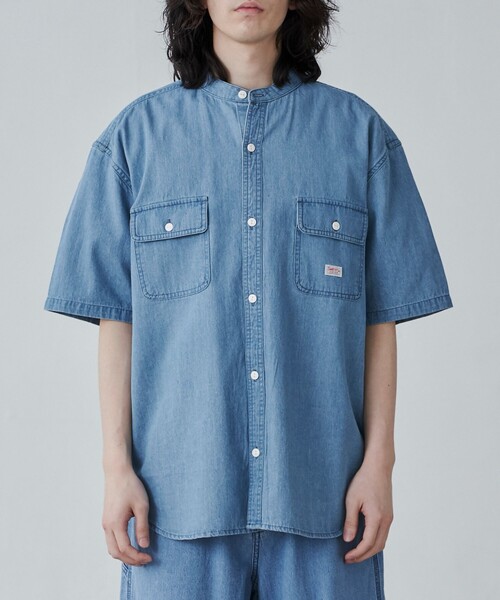 SMITH'S（スミス）の「SMITHS（スミス）別注バンドカラーワークシャツ（シャツ/ブラウス・メンズ・その他2・M/S/XL/L）」の9枚目の写真