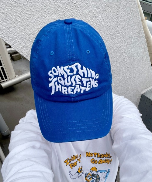 セール】SOMETHINGロゴ刺繍キャップ（キャップ）｜B.R.U（ブル