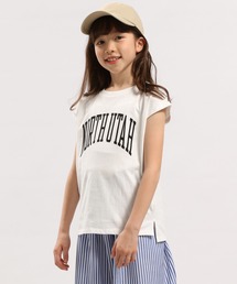 GLOBAL WORK Smile Seed Store（グローバルワーク スマイルシードストア）の「コットンシンプルプリントTシャツ/フレンチスリーブ/キッズ/175819（タンクトップ・キッズ）」