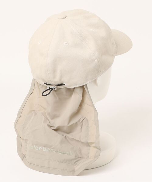 salle de bal（サルデバル）の「POLAR BEAR BANK / ポーラーベアバンク  ロゴ 刺繍 キャップ PBB 031 MMI（キャップ・レディース・ベージュ/ブラック/アイボリー/グレー・FREE）」の7枚目の写真