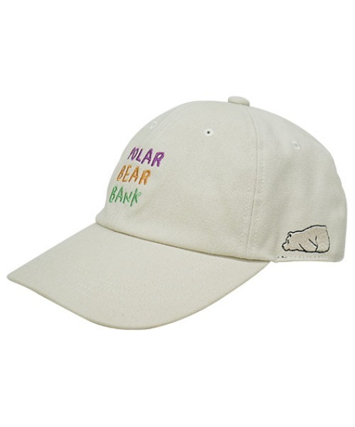 salle de bal（サルデバル）の「POLAR BEAR BANK / ポーラーベアバンク  ロゴ 刺繍 キャップ PBB 031 MMI（キャップ・レディース・ベージュ/ブラック/アイボリー/グレー・FREE）」の2枚目の写真