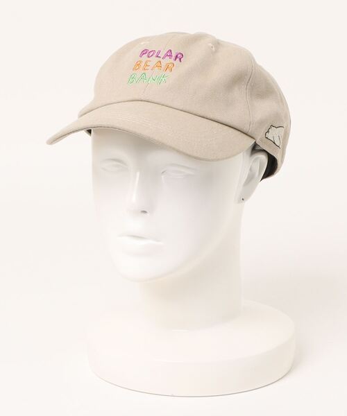 salle de bal（サルデバル）の「POLAR BEAR BANK / ポーラーベアバンク  ロゴ 刺繍 キャップ PBB 031 MMI（キャップ・レディース・ベージュ/ブラック/アイボリー/グレー・FREE）」の8枚目の写真