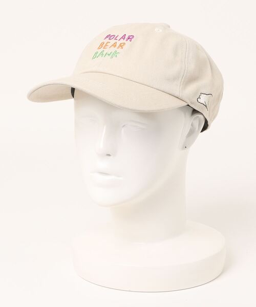 salle de bal（サルデバル）の「POLAR BEAR BANK / ポーラーベアバンク  ロゴ 刺繍 キャップ PBB 031 MMI（キャップ・レディース・ベージュ/ブラック/アイボリー/グレー・FREE）」の9枚目の写真