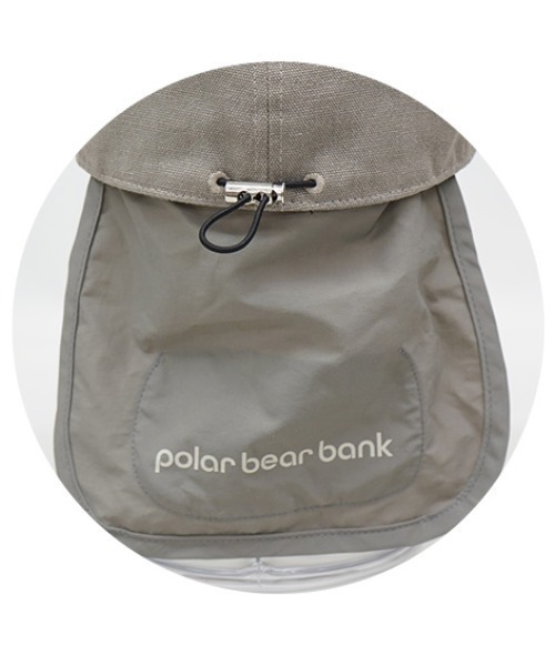 salle de bal（サルデバル）の「POLAR BEAR BANK / ポーラーベアバンク  ロゴ 刺繍 キャップ PBB 031 MMI（キャップ・レディース・ベージュ/ブラック/アイボリー/グレー・FREE）」の12枚目の写真