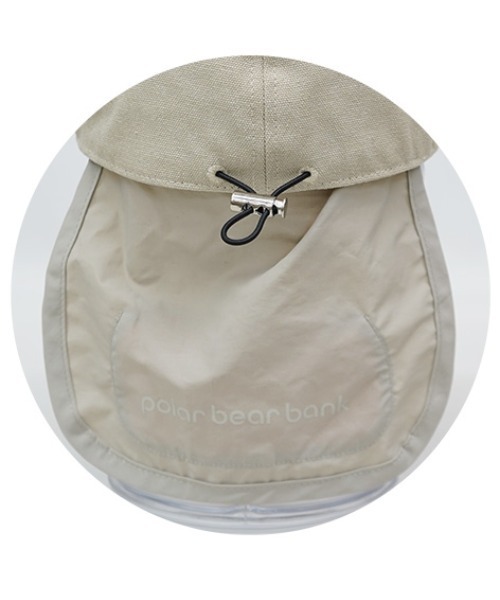 salle de bal（サルデバル）の「POLAR BEAR BANK / ポーラーベアバンク  ロゴ 刺繍 キャップ PBB 031 MMI（キャップ・レディース・ベージュ/ブラック/アイボリー/グレー・FREE）」の15枚目の写真
