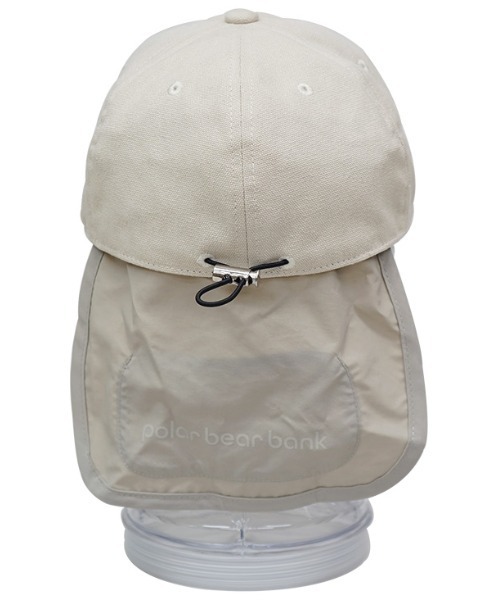 salle de bal（サルデバル）の「POLAR BEAR BANK / ポーラーベアバンク  ロゴ 刺繍 キャップ PBB 031 MMI（キャップ・レディース・ベージュ/ブラック/アイボリー/グレー・FREE）」の16枚目の写真