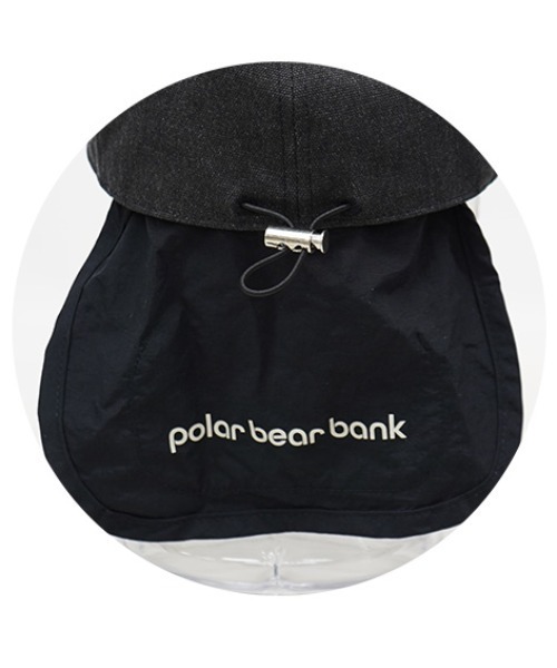 salle de bal（サルデバル）の「POLAR BEAR BANK / ポーラーベアバンク  ロゴ 刺繍 キャップ PBB 031 MMI（キャップ・レディース・ベージュ/ブラック/アイボリー/グレー・FREE）」の18枚目の写真