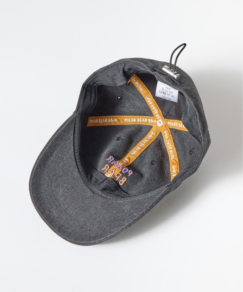 POLAR BEAR BANK / ポーラーベアバンク ロゴ 刺繍 キャップ PBB 031