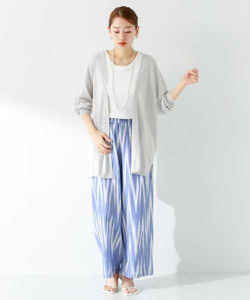 URBAN RESEARCH Sonny Label（アーバンリサーチサニーレーベル）の「イカット柄コットンイージーパンツ（その他パンツ・レディース・ブラック/ブルー・FREE）」の15枚目の写真