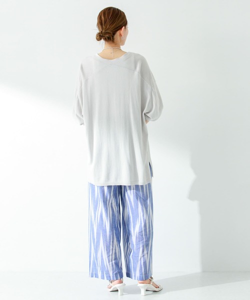 URBAN RESEARCH Sonny Label（アーバンリサーチサニーレーベル）の「イカット柄コットンイージーパンツ（その他パンツ・レディース・ブラック/ブルー・FREE）」の18枚目の写真