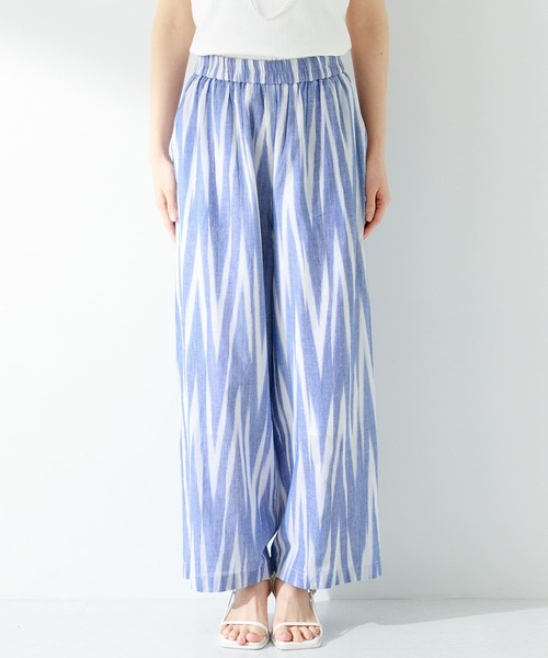 URBAN RESEARCH Sonny Label（アーバンリサーチサニーレーベル）の「イカット柄コットンイージーパンツ（その他パンツ・レディース・ブラック/ブルー・FREE）」の19枚目の写真