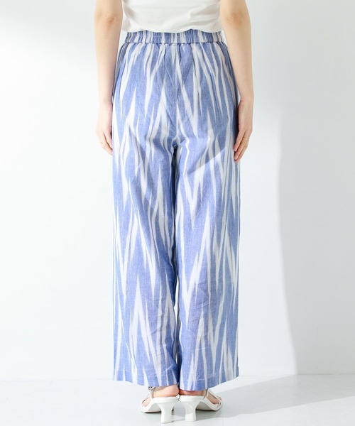 URBAN RESEARCH Sonny Label（アーバンリサーチサニーレーベル）の「イカット柄コットンイージーパンツ（その他パンツ・レディース・ブラック/ブルー・FREE）」の21枚目の写真